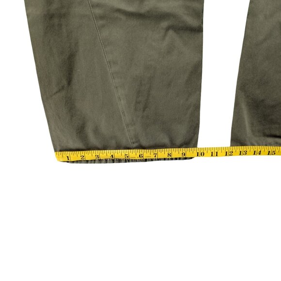 Vtg True Religion Joey Big T Jeans Womens Green Flare Low Rise Cotton Y2K Sz 27 - Picture 10 of 10